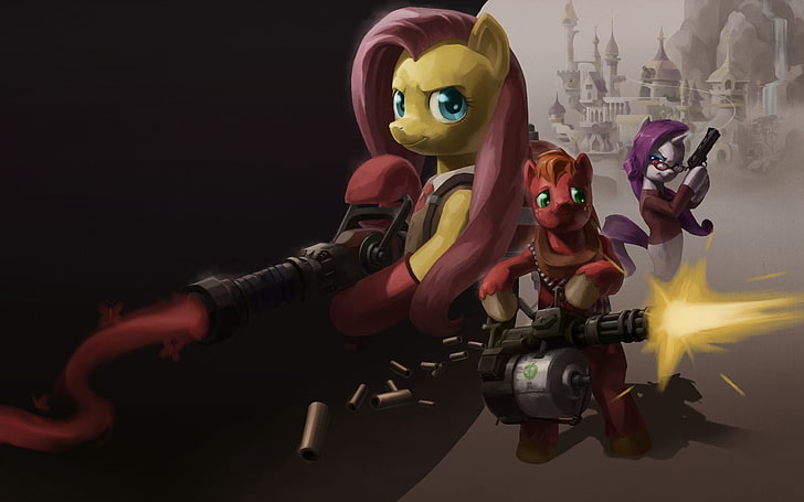 halloween, fluttershy, fantasy, futuristic Free HD Wallpaper