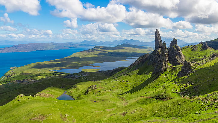 Hiking Isle of Skye Scotland, isle of  skye, the old man of storr, scotland Free HD Wallpaper