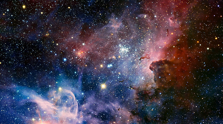 Hubble Telescope Carina Nebula, nebula, outdoors, cosmos, stars Free HD Wallpaper