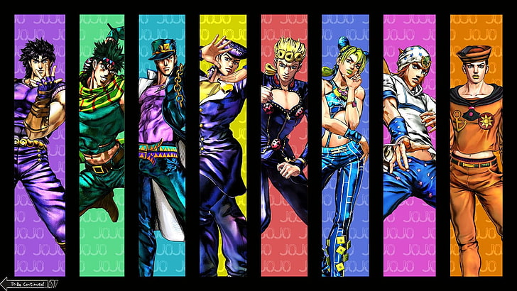 Jojo Bizarre Adventure, art and craft, glass, transfer print, joestar Free HD Wallpaper