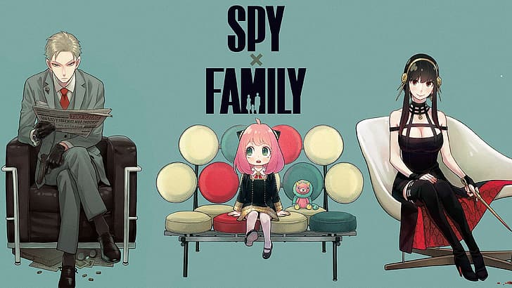 Loid x Yor Wedding, loid forger, anya forger, yor forger, spy x family Free HD Wallpaper