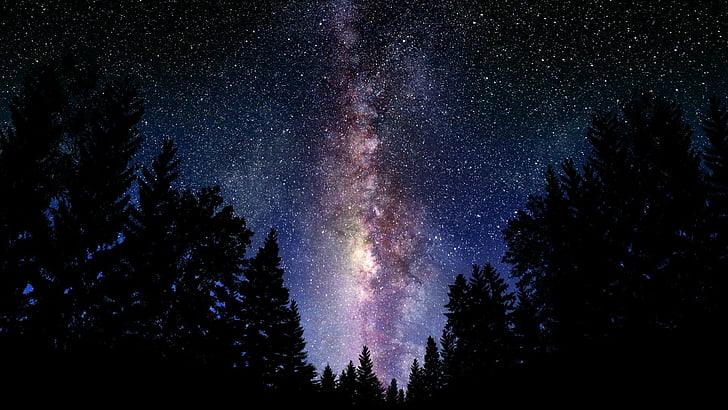 Milky Way Galaxy Facts, cosmos, cloud, art, stars Free HD Wallpaper