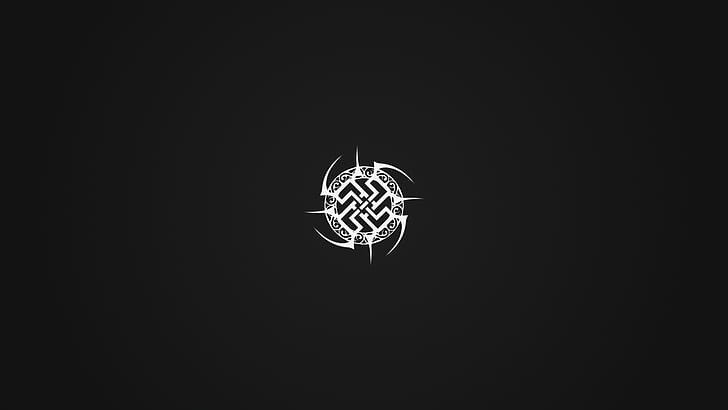 minimalism, logo, tribal, swastika Free HD Wallpaper