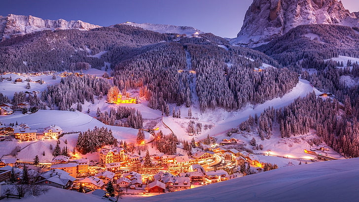 Most Beautiful Village in Dolomites, beauty in nature, val gardena, nature, outdoors Free HD Wallpaper