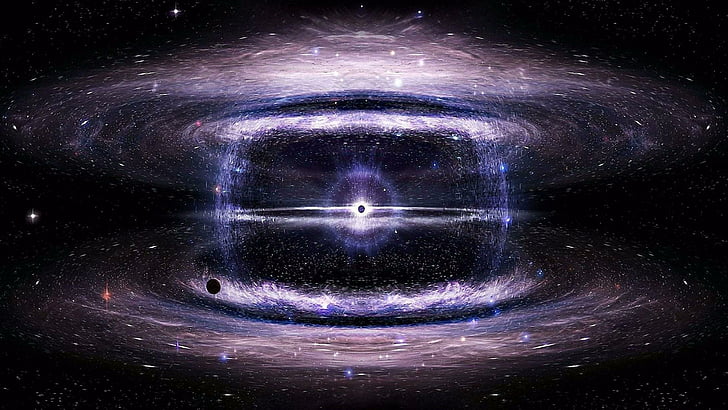 NASA of Black Hole, cosmos, space, space art, universe Free HD Wallpaper