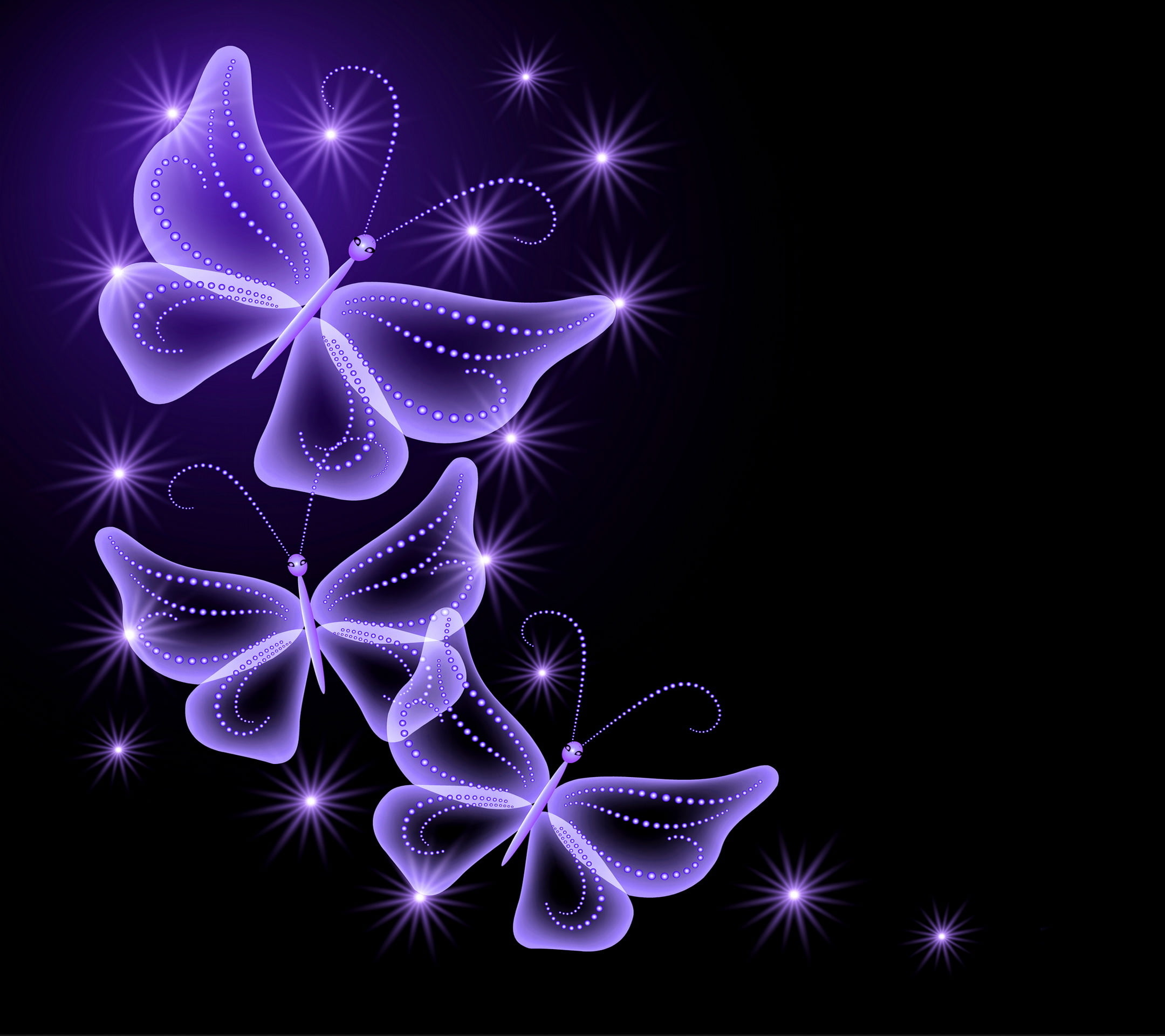 Pastel Pink Butterflies, vibrant color, black color, creativity, nature