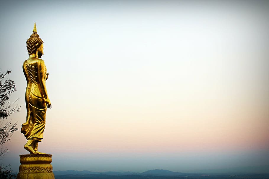 Provinces of Thailand, buddhist, backside, mist, style