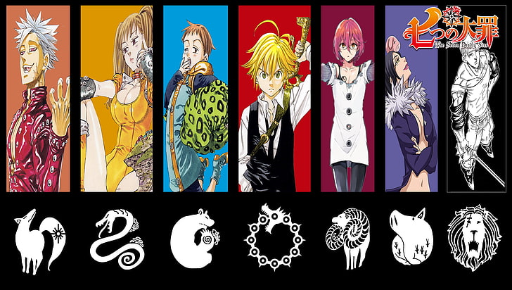 Seven Deadly Sins Manga, clothing, variation, people, human representation Free HD Wallpaper