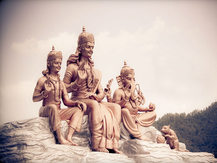 Shiva Statue India, art and craft, architecture, religion, no people Free HD Wallpaper