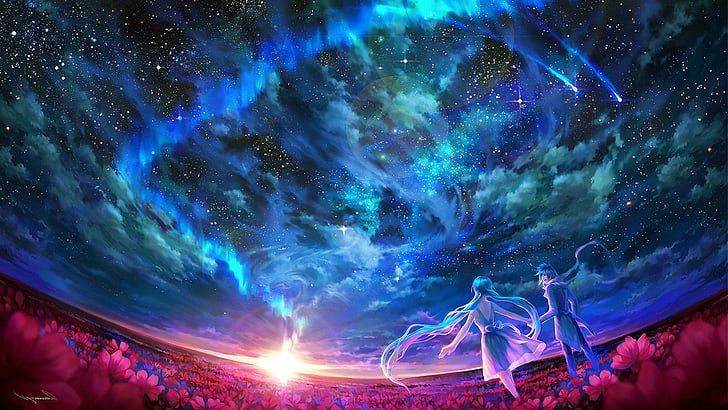 Starry Sky Suzuya, curve, futuristic, cosmos, backdrop