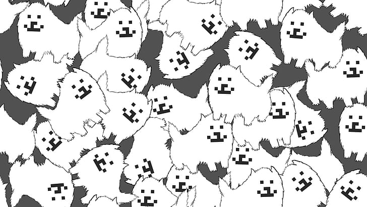 Underfell Annoying Dog, wall  building feature, seamless, domestic cat, real people Free HD Wallpaper