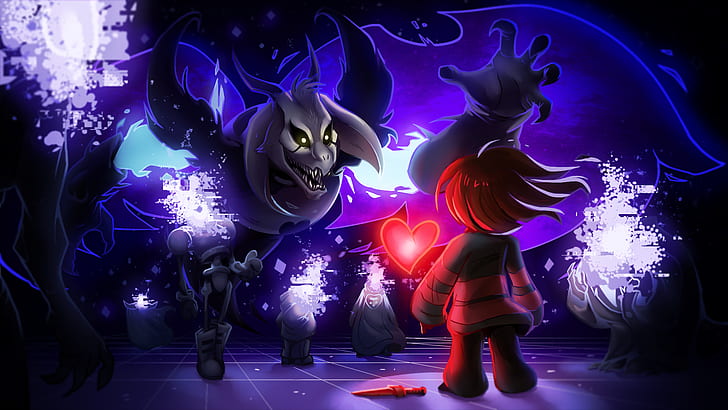 Undertale Dreemurr, undertale, frisk, asriel dreemurr Free HD Wallpaper