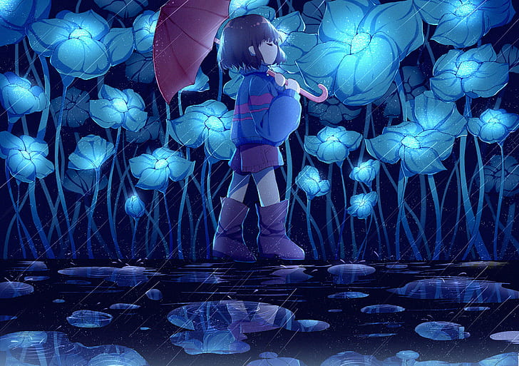 Undertale Fan Art, frisk undertale, video game, undertale Free HD Wallpaper