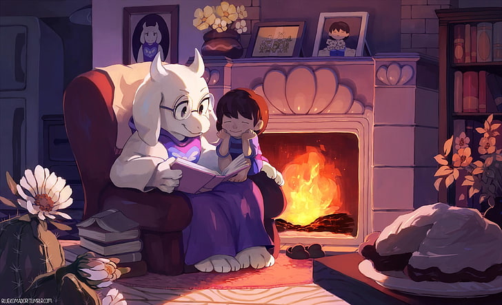 Undertale Frisk Fan Art, toriel, representation, celebration, people Free HD Wallpaper