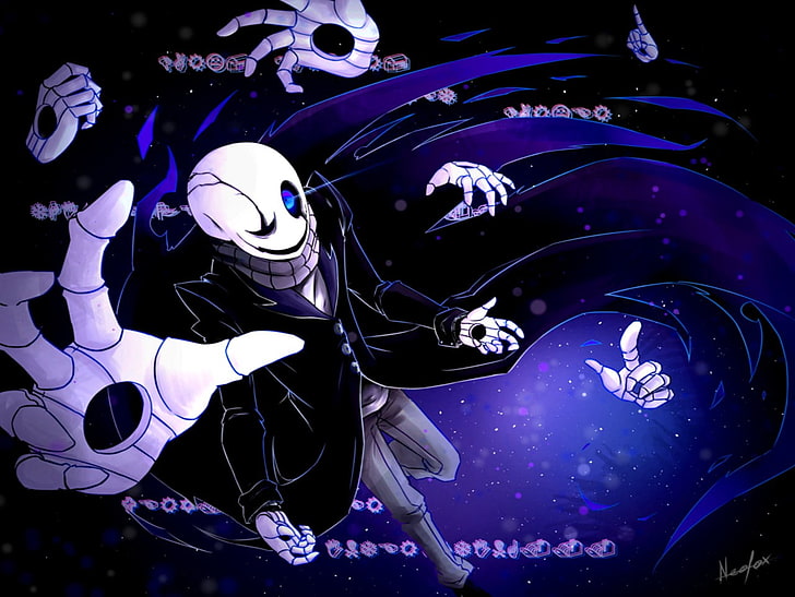 Undertale Gaster Fan Art, wd gaster, indie games, undertale Free HD Wallpaper