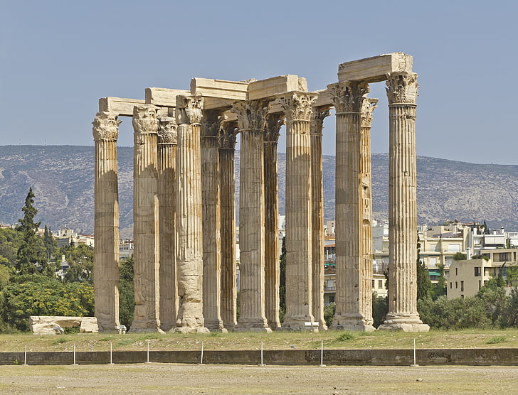 ancient history, no people, sky, greek