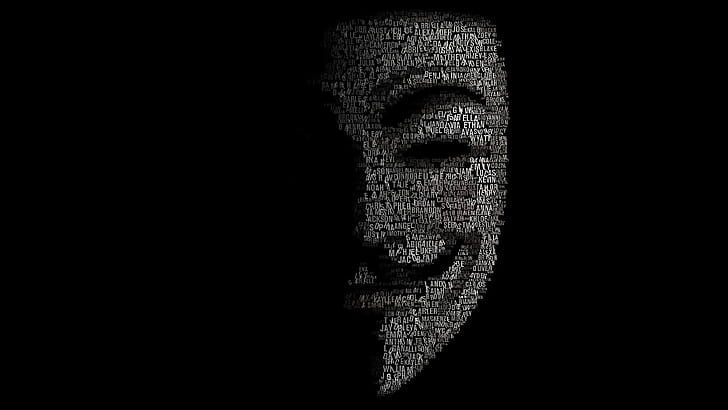 Anonymous Mask 1080, vendetta, art, entertainment, guy Free HD Wallpaper