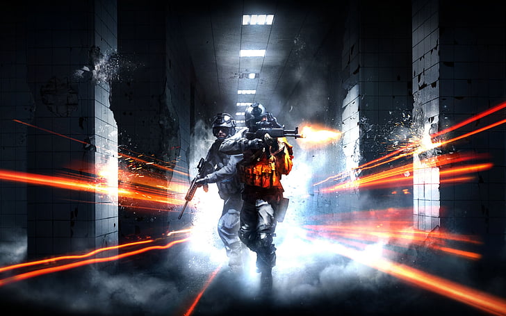 Battlefield 3 Multiplayer, tech, military, machine, lights