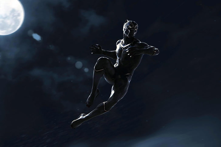 Black Panther Shuri, shirtless, sport, representation, black background Free HD Wallpaper