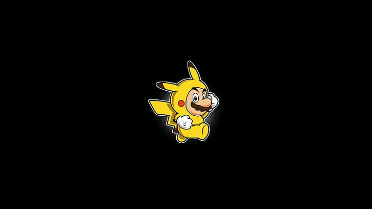 Dark Pikachu, video, art, games, background Free HD Wallpaper