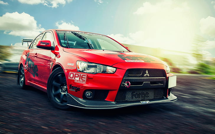 evolution, mitsubishi, lancer, supercar Free HD Wallpaper