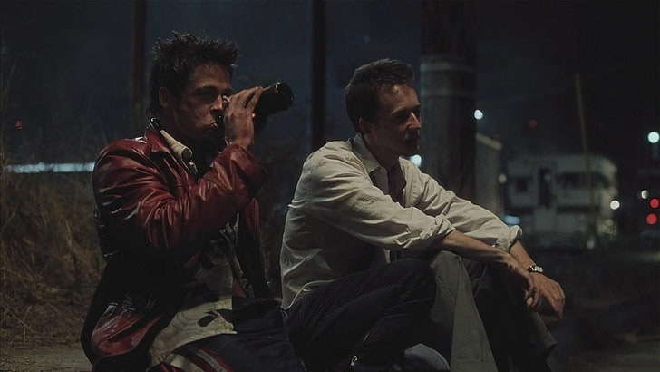 Fight Club Phone, young men, movie, fight club, real people Free HD Wallpaper