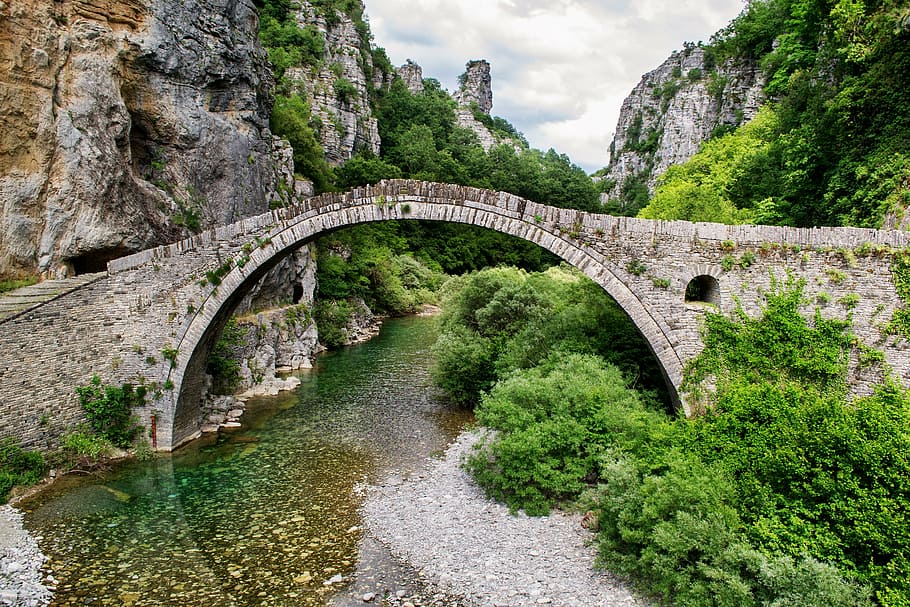 Garden Bridge, mountain, road, scenic, outdoors Free HD Wallpaper