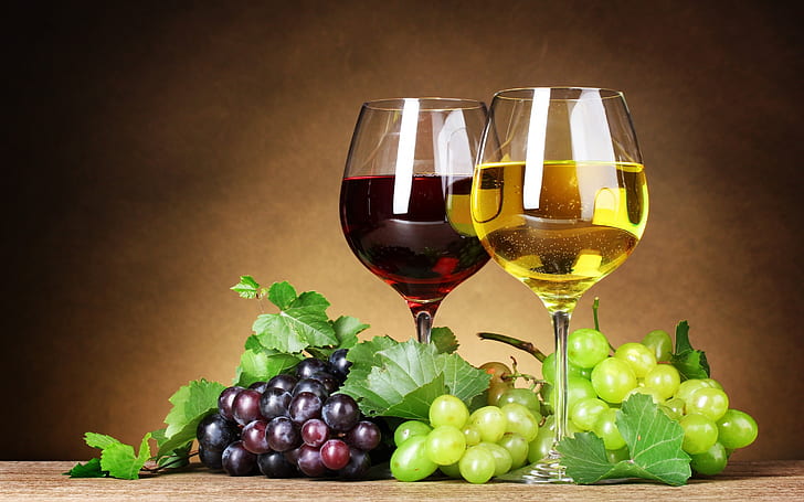 Grape Wine Bottle, white wine, white, Red, grapes Free HD Wallpaper