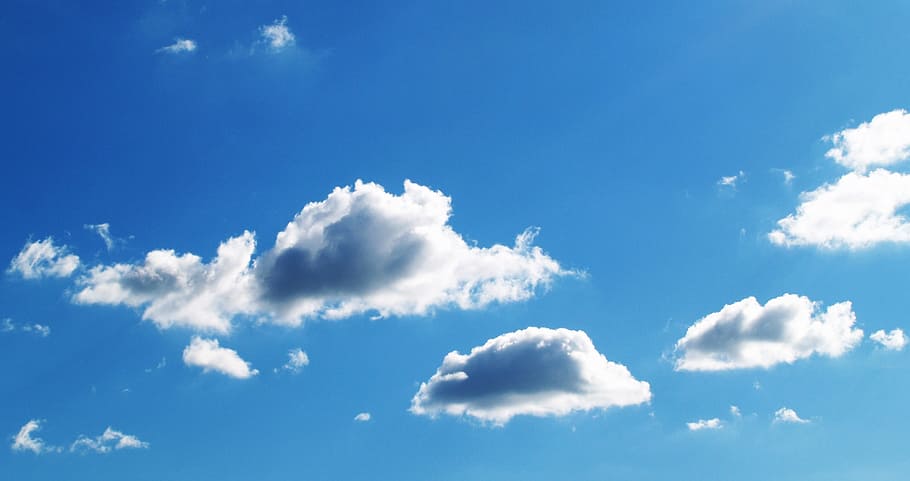 high, clean, cloud, white color Free HD Wallpaper