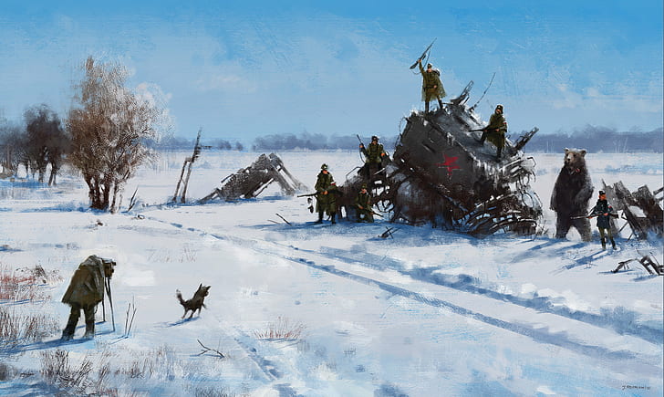 Iron Harvest PS4, iron harvest, jakub ralski, fictional, landscape