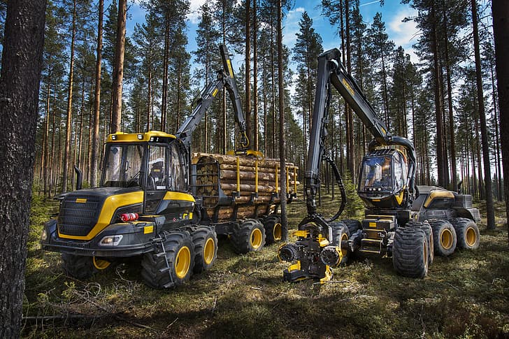 Logging Tools, ponsse scorpion, logging, harvester, forwarder Free HD Wallpaper