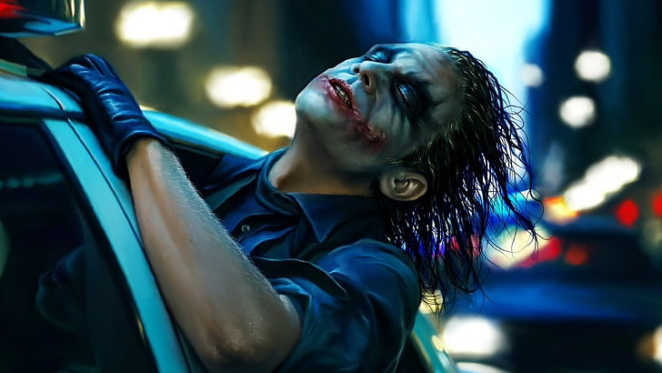 The Dark Knight Joker, the dark knight, young adult, focus on foreground, adult Free HD Wallpaper