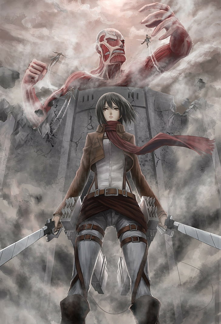 Attack On Titan Mikasa, nature, creativity, one person, mikasa ackerman Free HD Wallpaper