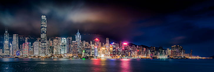 Bedroom City Lights Night, far east, buildings, tamron, ferner Free HD Wallpaper