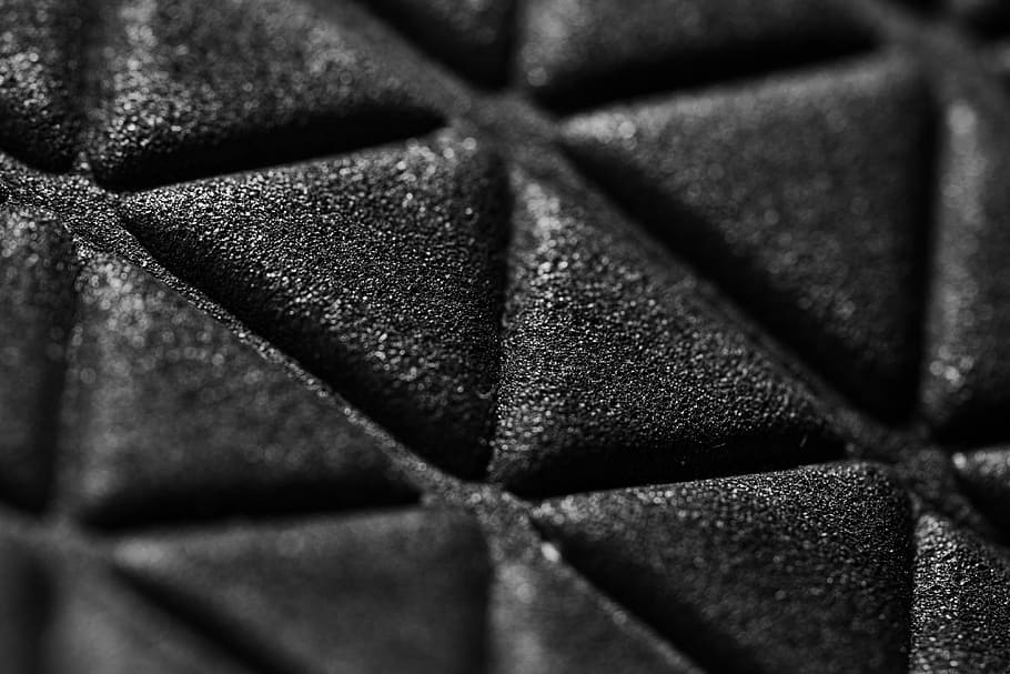 Black Panther, leather, triangle, closeup, dark Free HD Wallpaper