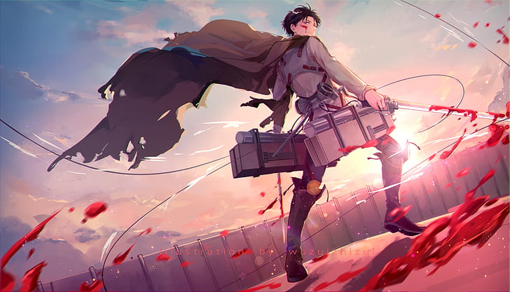 Captain Levi PC, levi ackerman, anime, attack on titan Free HD Wallpaper