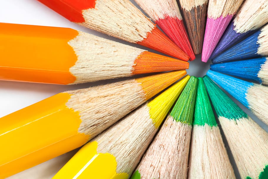 crayon, college, education, indoors Free HD Wallpaper