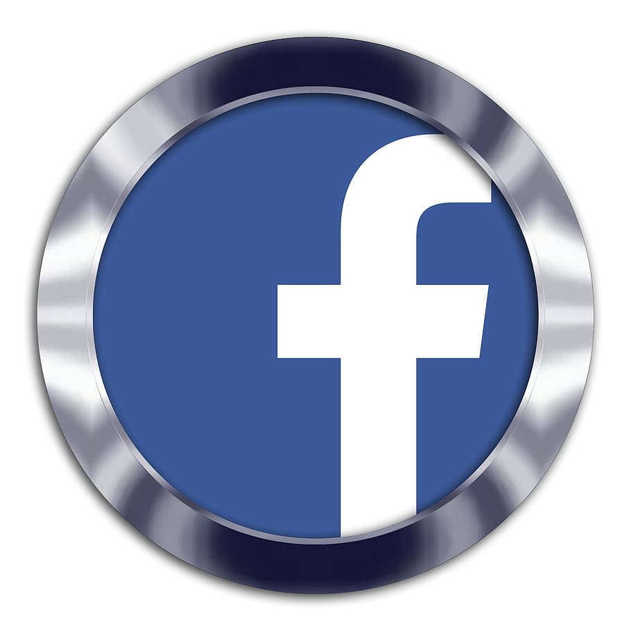 design, circle, facebook, information sign Free HD Wallpaper