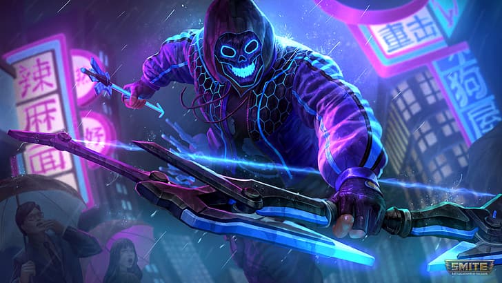 Gaming Neon Cars, skull, Fortnite, china, fortnite Free HD Wallpaper