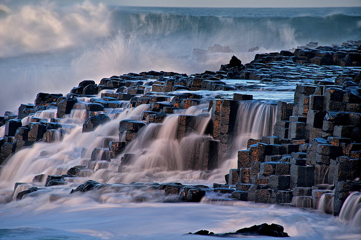 Giant's Causeway Legend, power, solid, giants causeway, motion Free HD Wallpaper