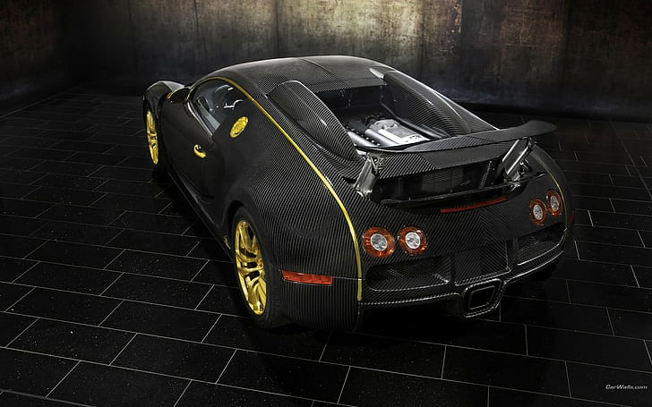 Gold Bugatti Limo, cars, Fiber, carbon, fiber Free HD Wallpaper