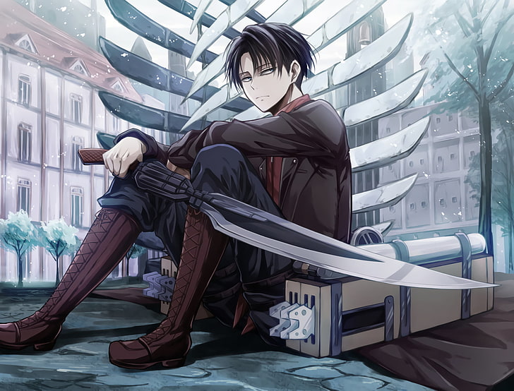 Levi Ackerman Fanart, one person, real people, levi ackerman, attack on titan Free HD Wallpaper