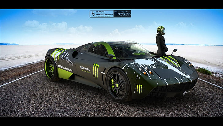 Monster Jam, technology, green, art, HD Free HD Wallpaper