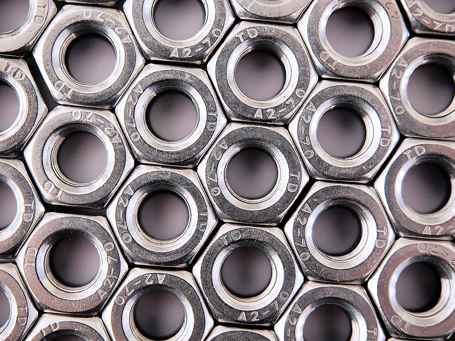 Nuts and Bolts Sketch, repetition, crazy, circle, order Free HD Wallpaper