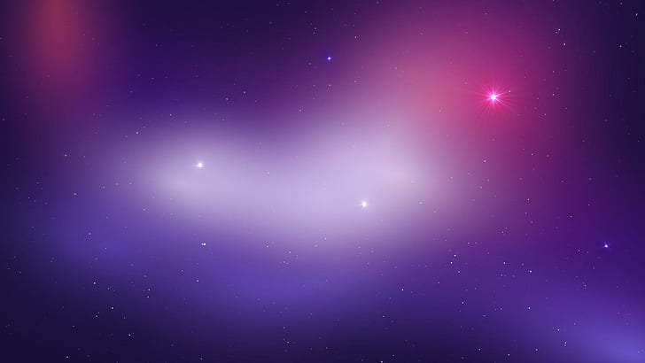 Outer Space Paintings, glitter, nebula, purple Free HD Wallpaper