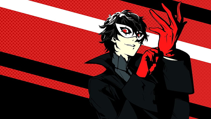 persona, short, kurusu, vector