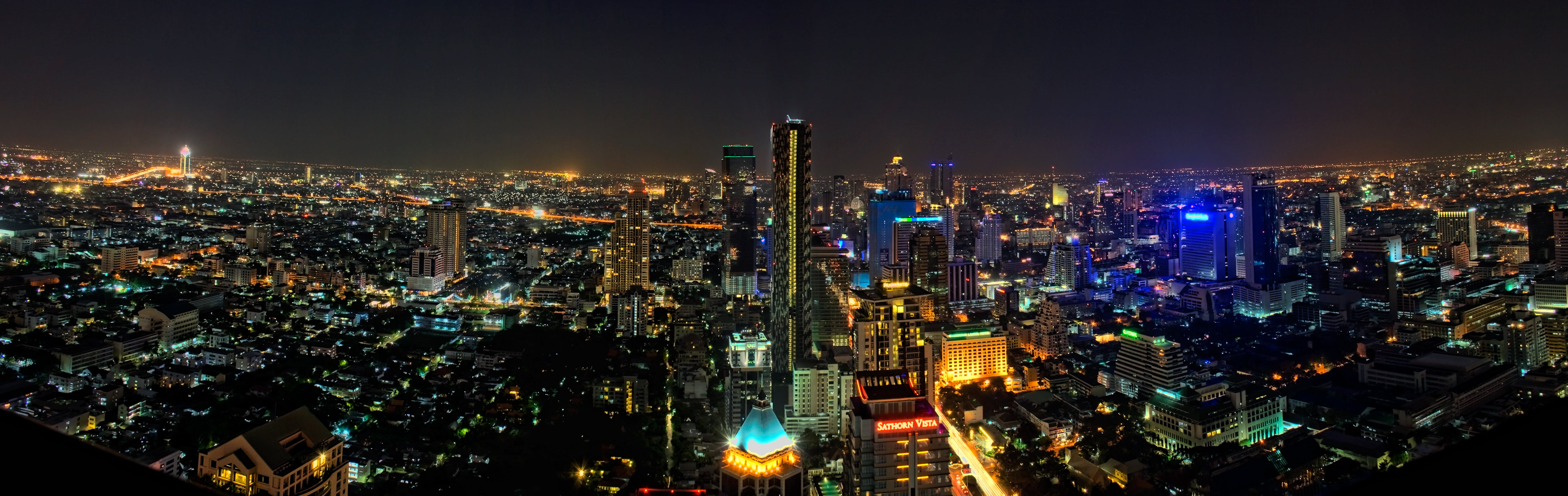 Siam Kempinski, thailand, moon, skyscraper, downtown district