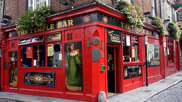 Temple Bar Dublin Ireland, bar, pub, temple bar, ireland Free HD Wallpaper
