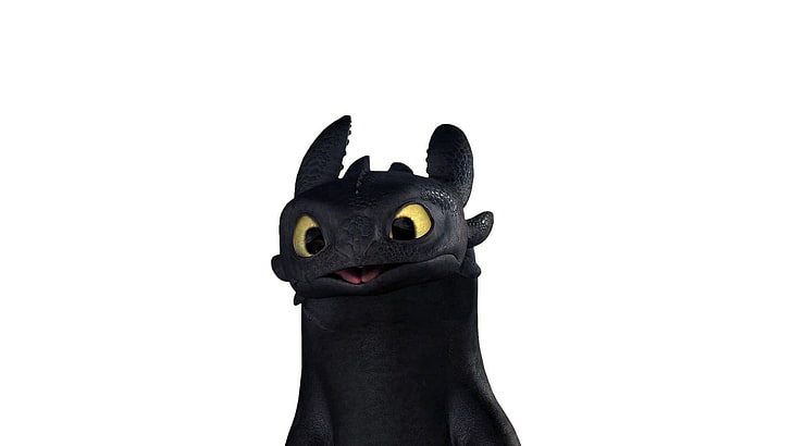 Toothless Dragon Pics, black, domestic animals, indoors, no people