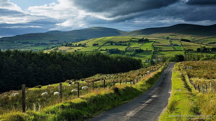 Tyrone Ulster Ireland, glenelly, county, tyrone, valley Free HD Wallpaper